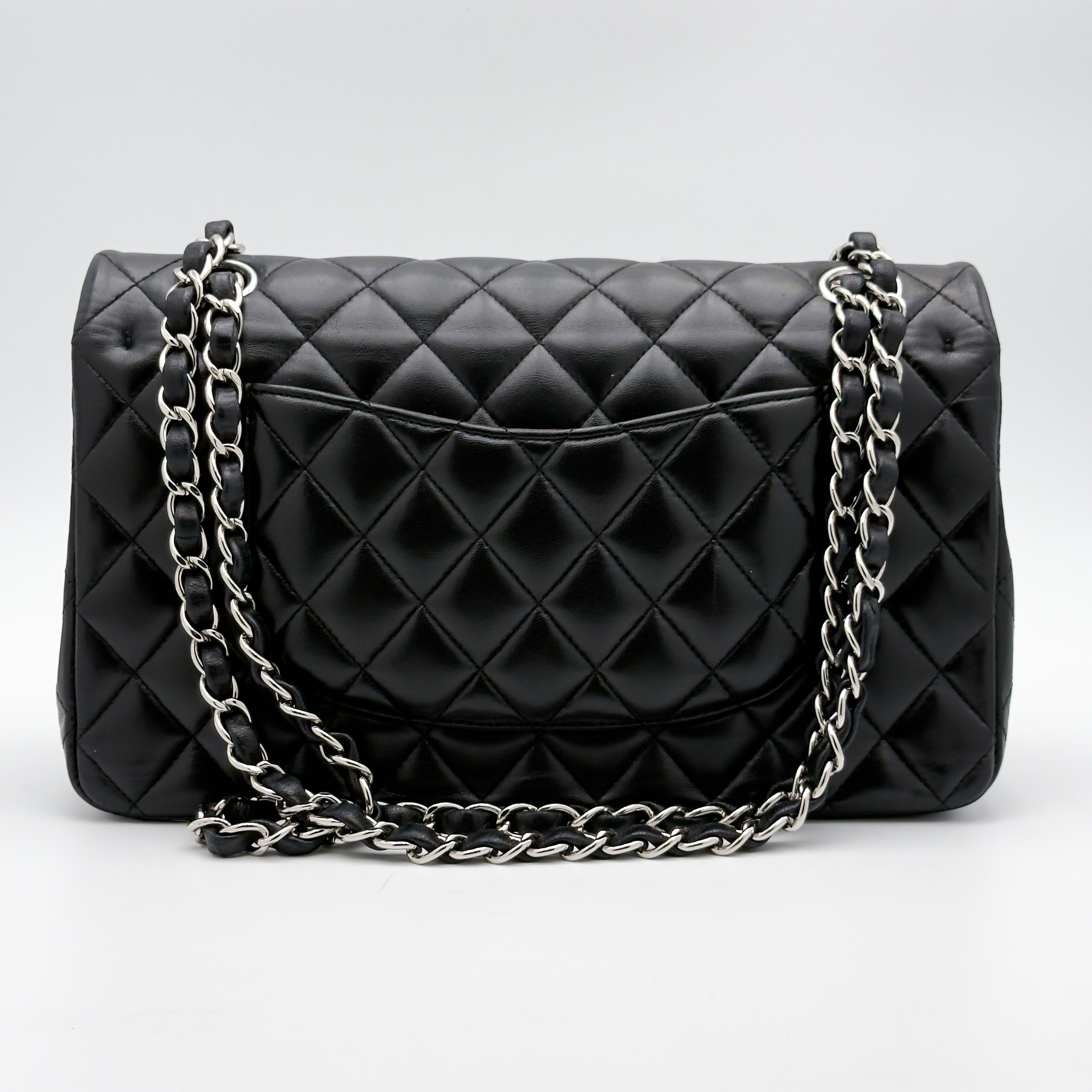 Chanel Classic 11.12 25 - Nera/Lambskin - HW Silver — foto 3