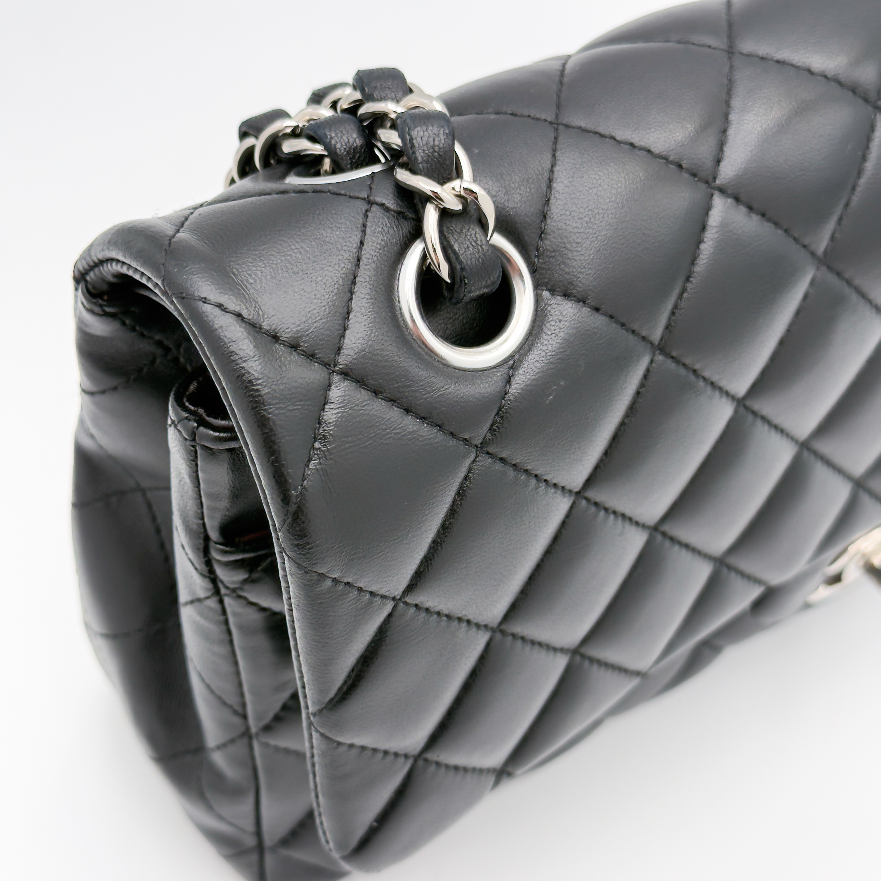 Chanel Classic 11.12 25 - Nera/Lambskin - HW Silver — foto 10