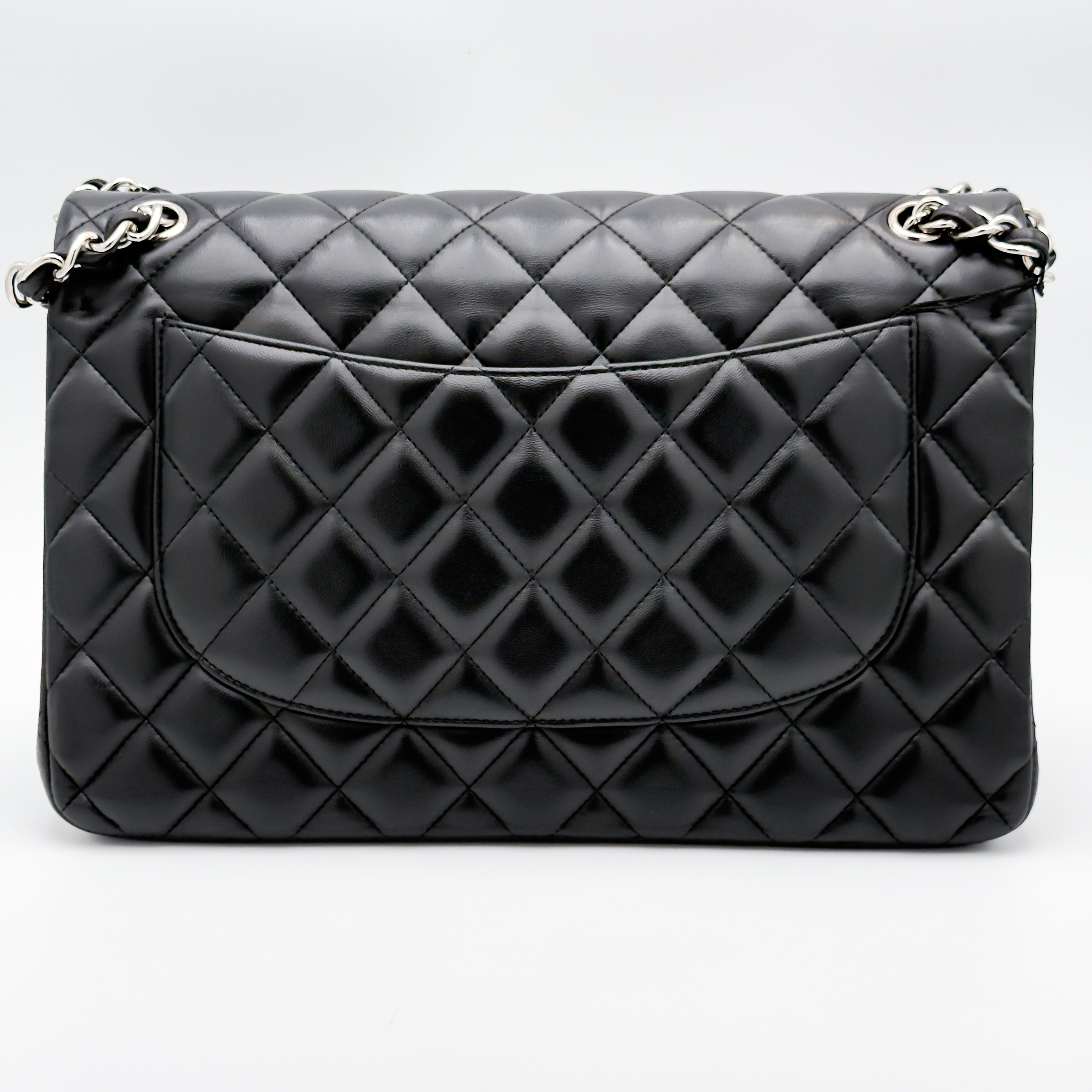Chanel Jumbo 30 - Nera/Lambskin - HW Silver — foto 10