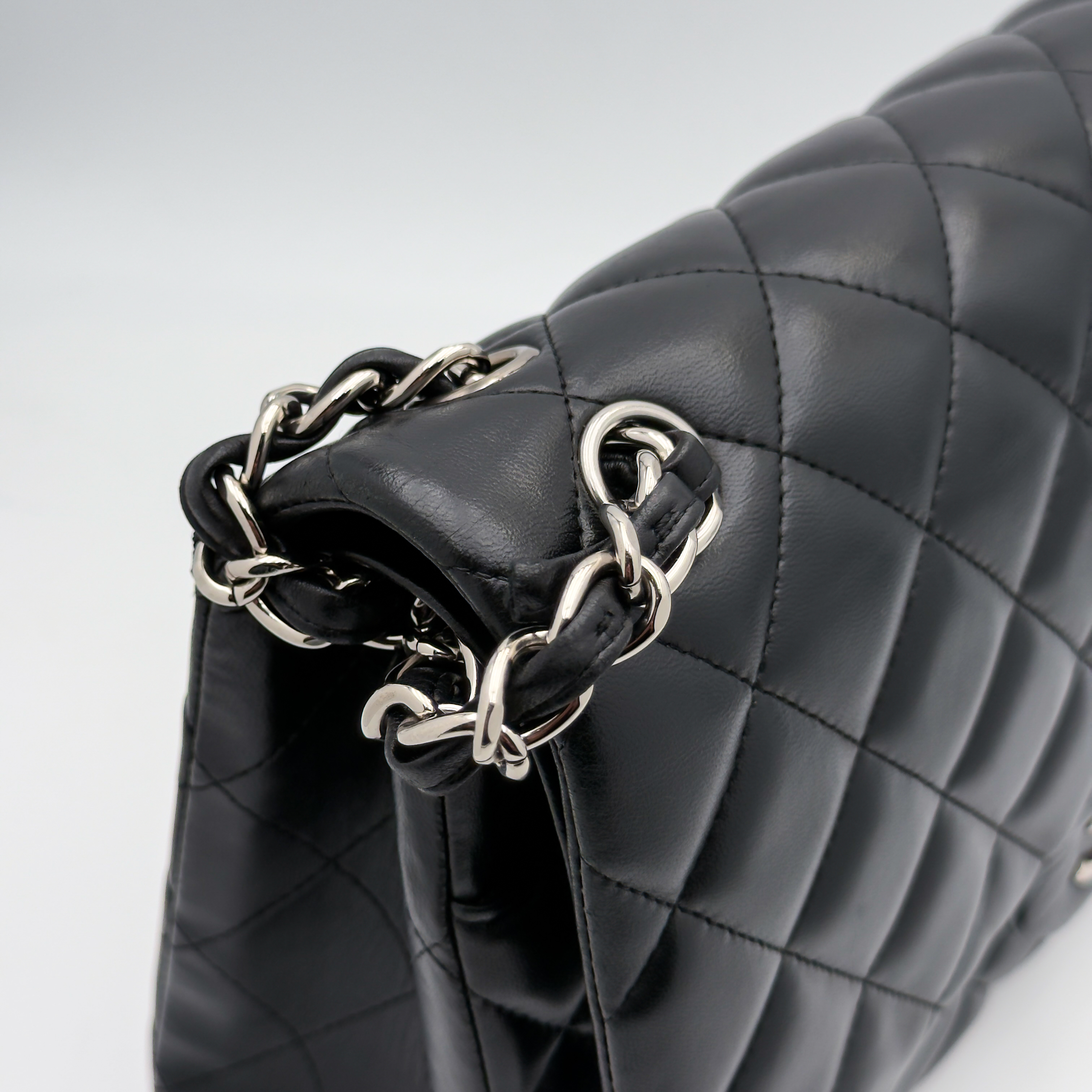 Chanel Jumbo 30 - Nera/Lambskin - HW Silver — foto 8