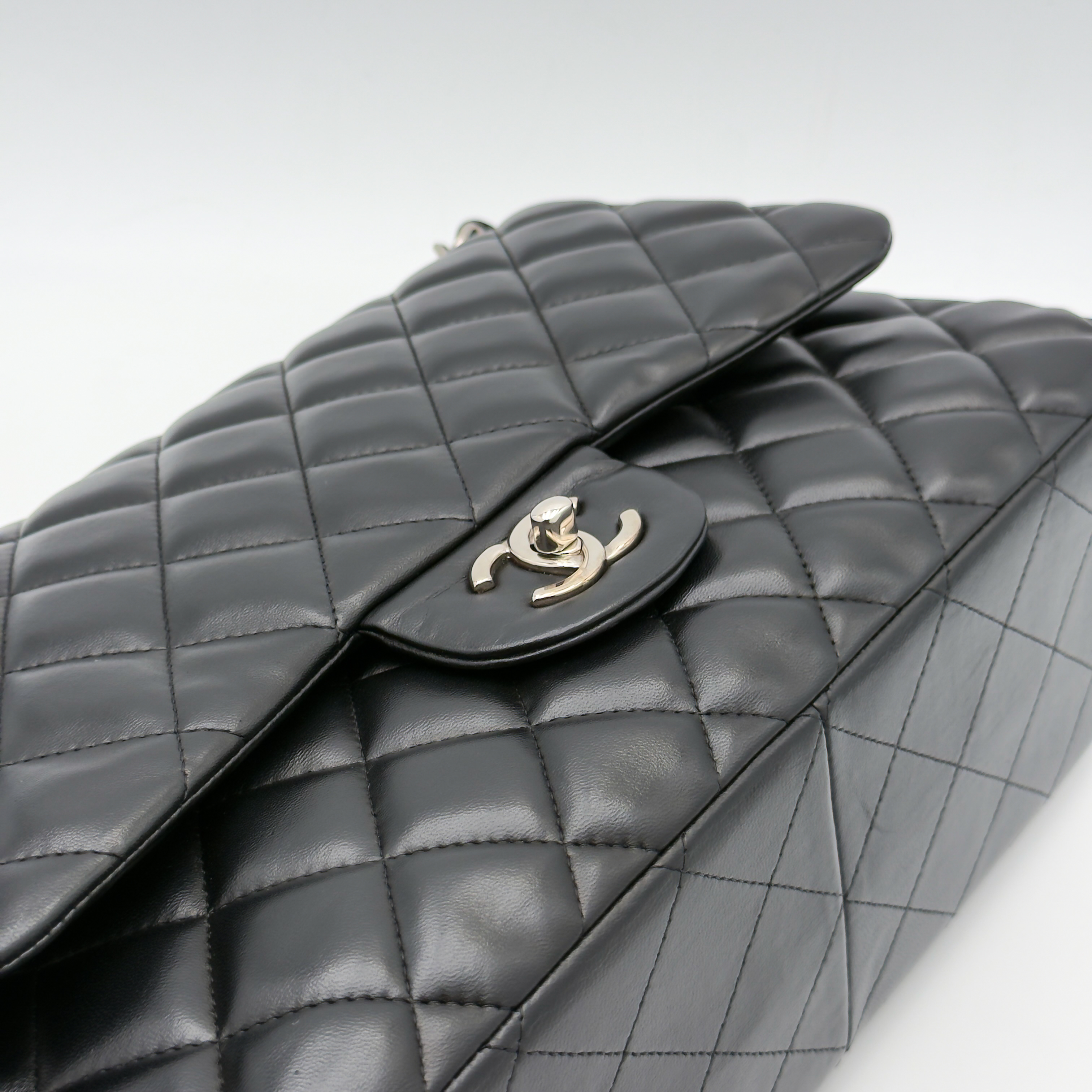 Chanel Jumbo 30 - Nera/Lambskin - HW Silver — foto 6