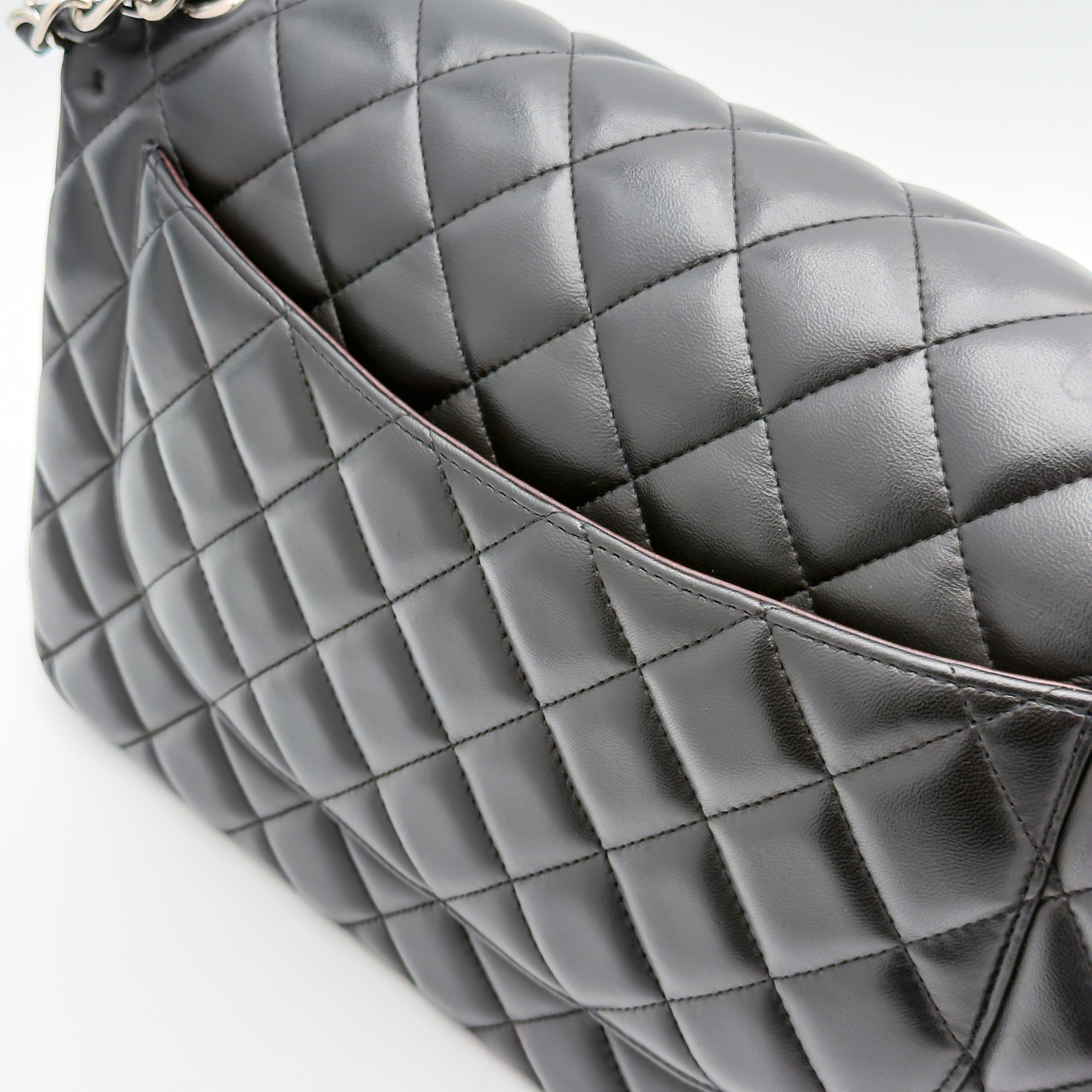 Chanel Jumbo 30 - Nera/Lambskin - HW Silver — foto 9