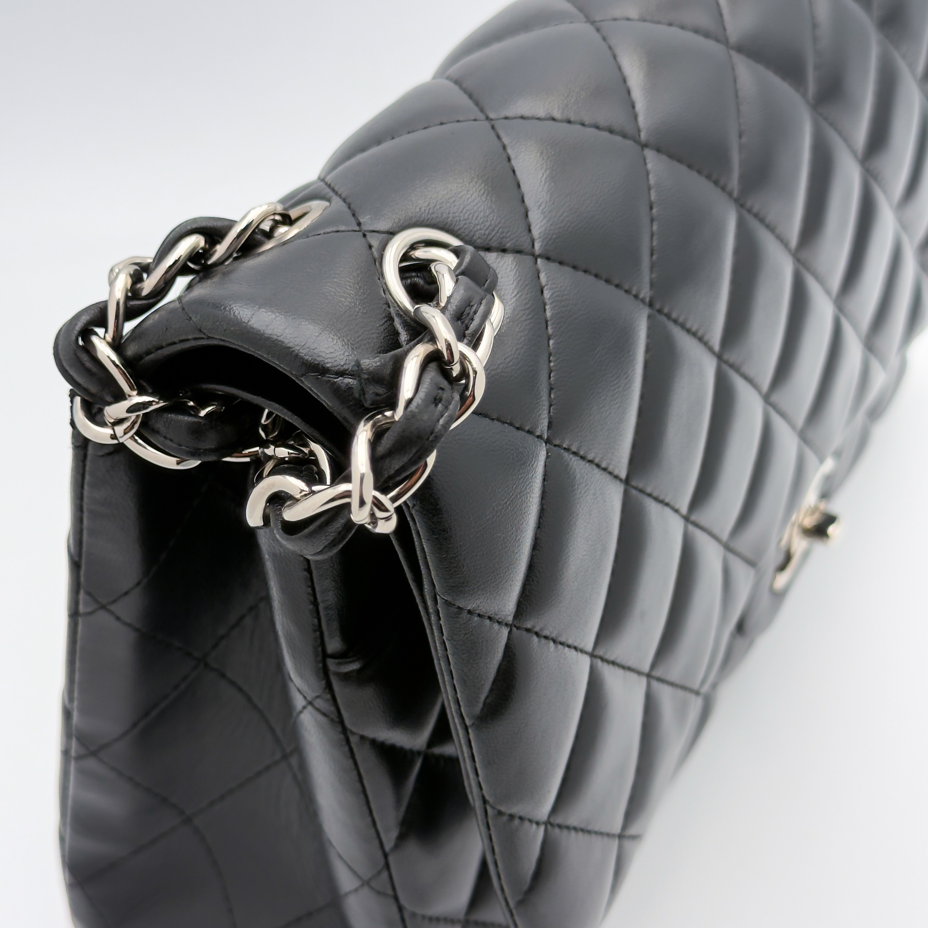 Chanel Jumbo 30 - Nera/Lambskin - HW Silver — foto 7