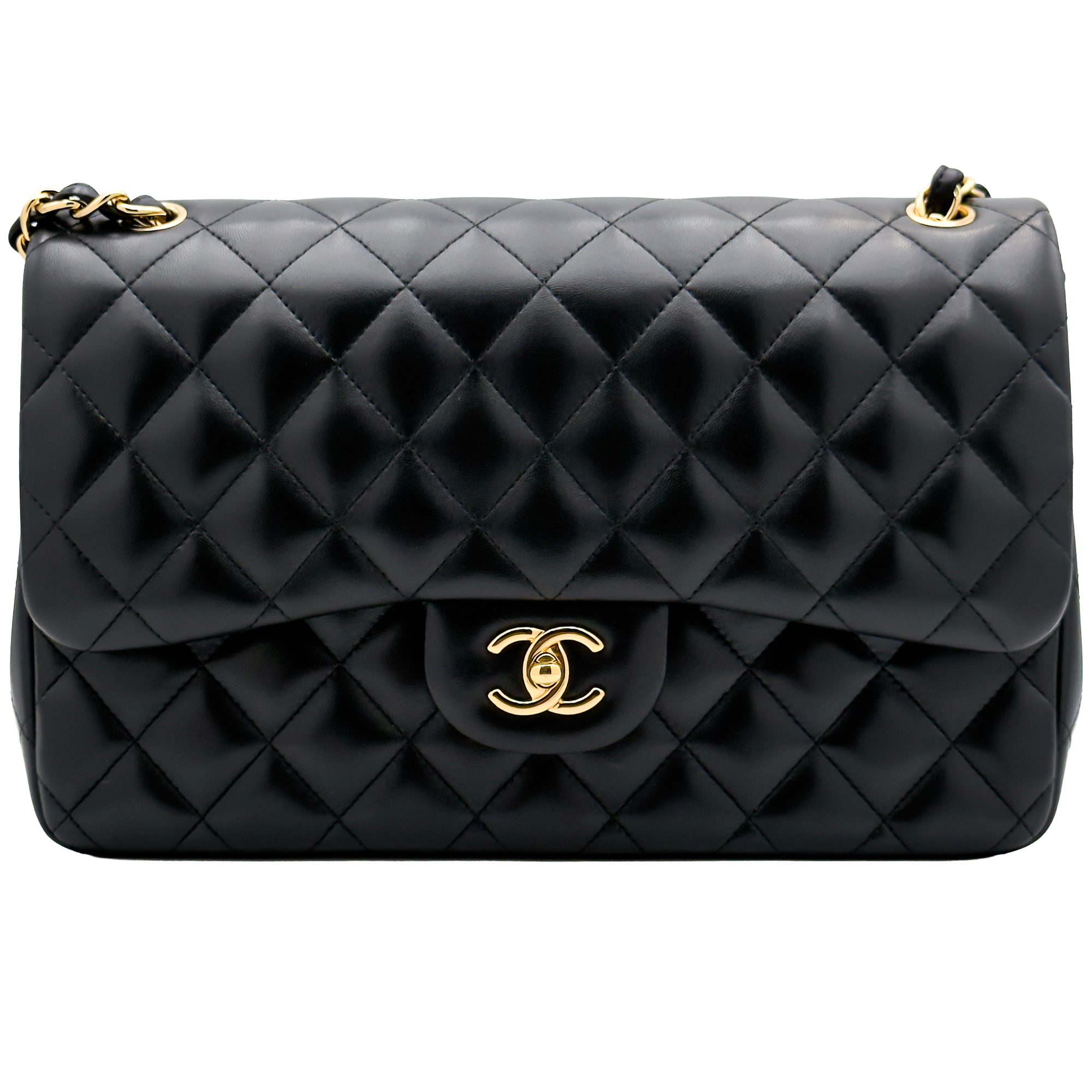Chanel Jumbo 30 - Nera/Lambskin - HW Gold