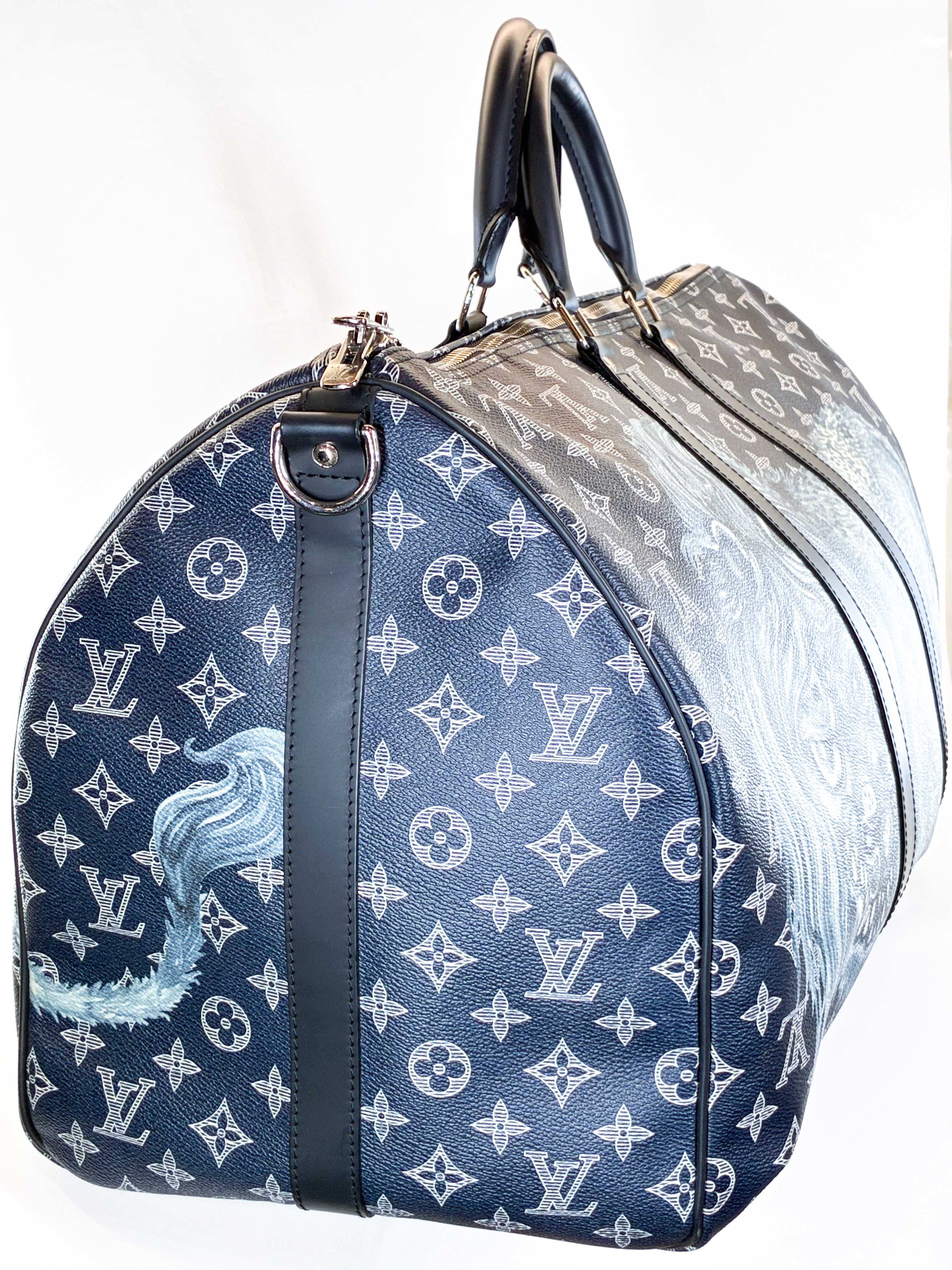 LV Keepall 55 Chapman Brothers Savana Ink Lion — foto 4
