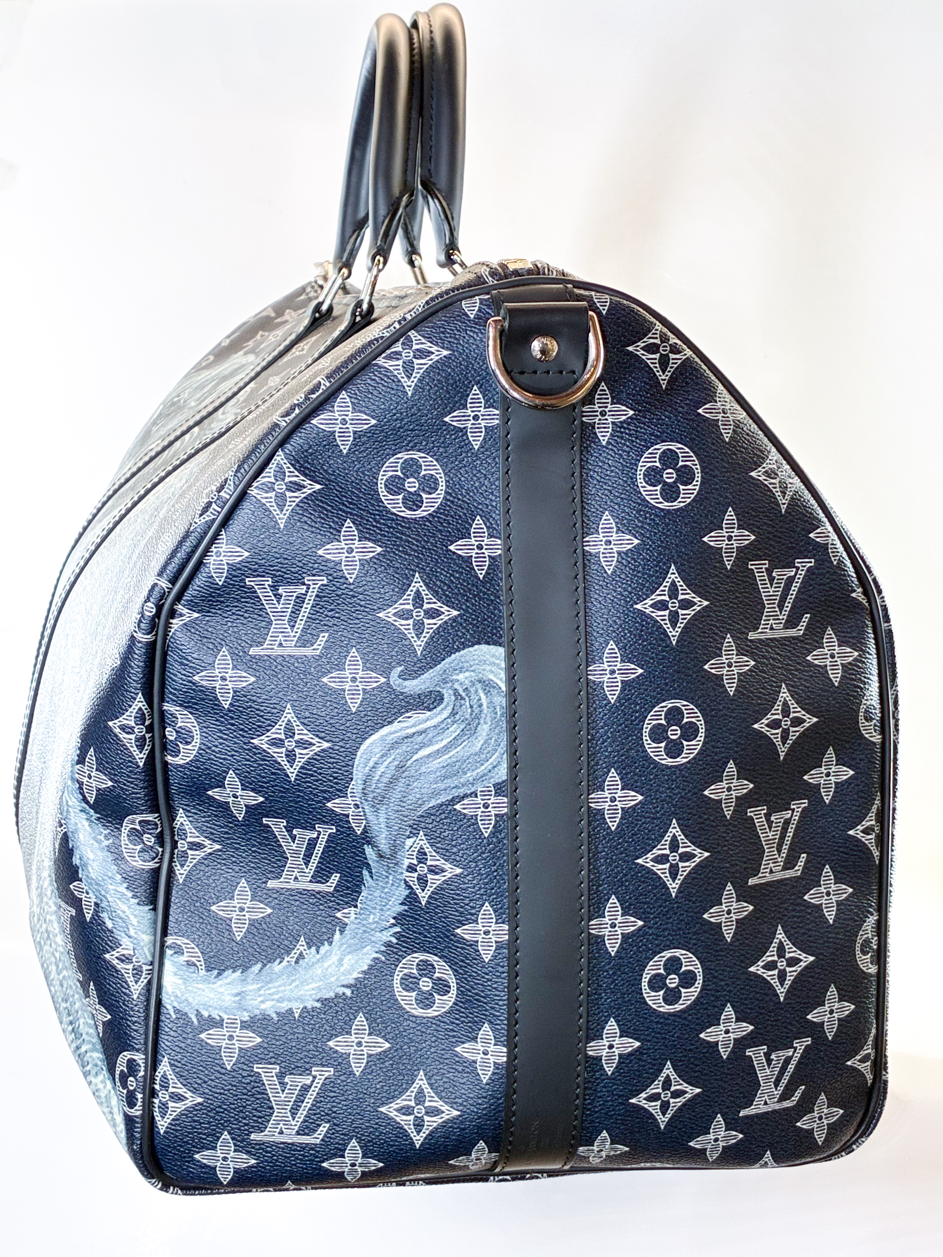 LV Keepall 55 Chapman Brothers Savana Ink Lion — foto 3