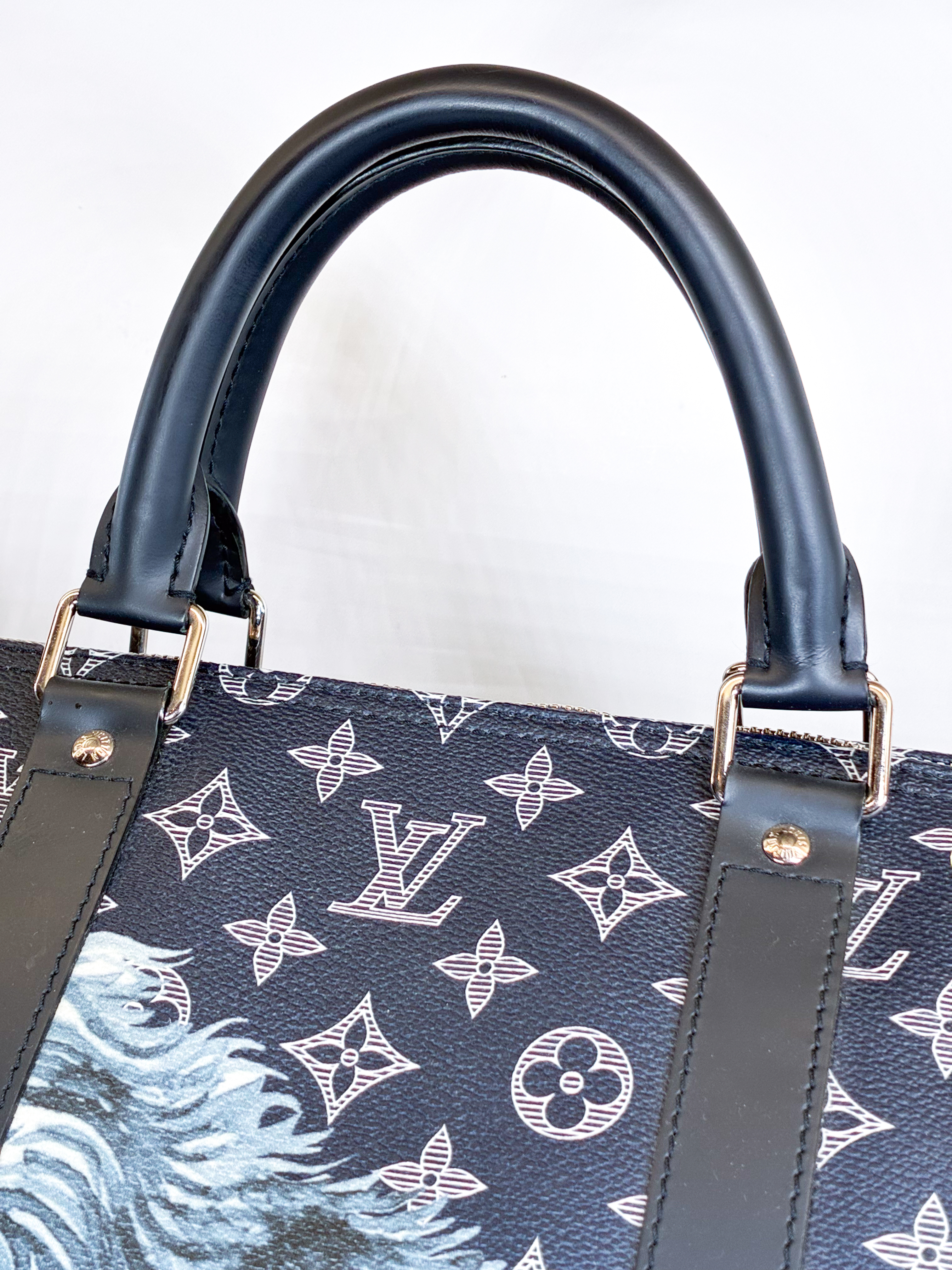 LV Keepall 55 Chapman Brothers Savana Ink Lion — foto 6